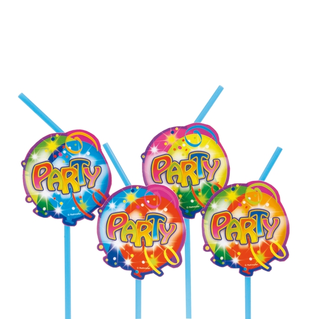 Ballon Party - Trinkhalme