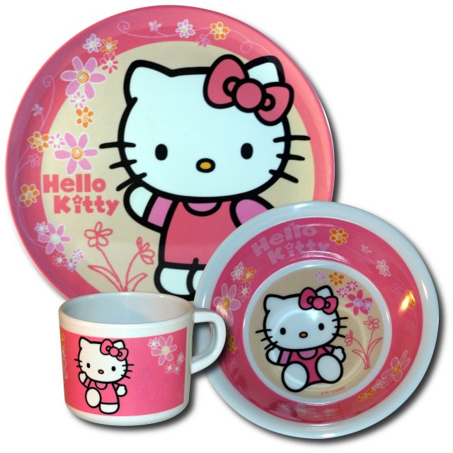 Hello Kitty - Kindergeschirr-Set Hello Kitty
