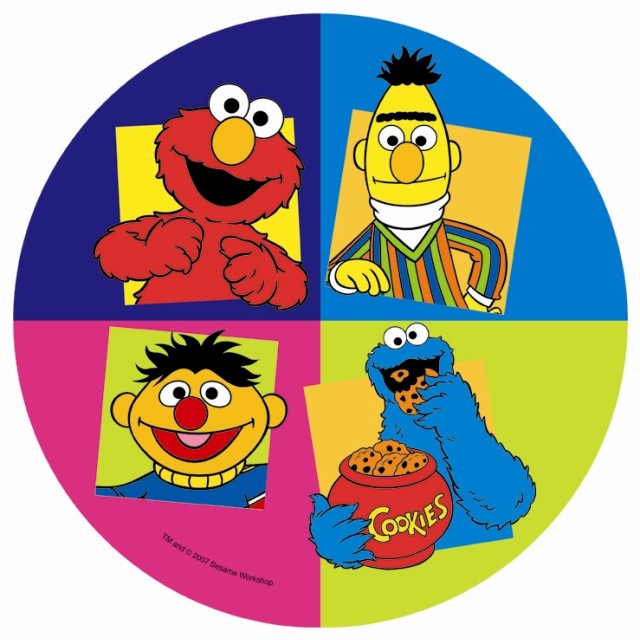 Sesamstra�e - Pappteller