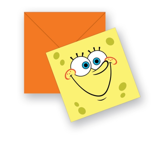 SpongeBob - Einladungskarten