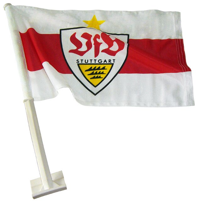 VfB Stuttgart - Autofahne Stern