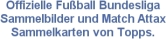 Topps Sammelkarten zur Fu�ball Bundesliga